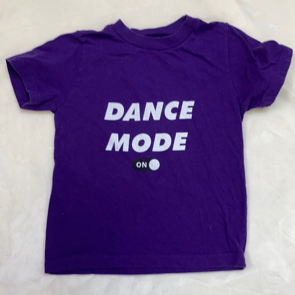 3T purple “Dance mode on” tee